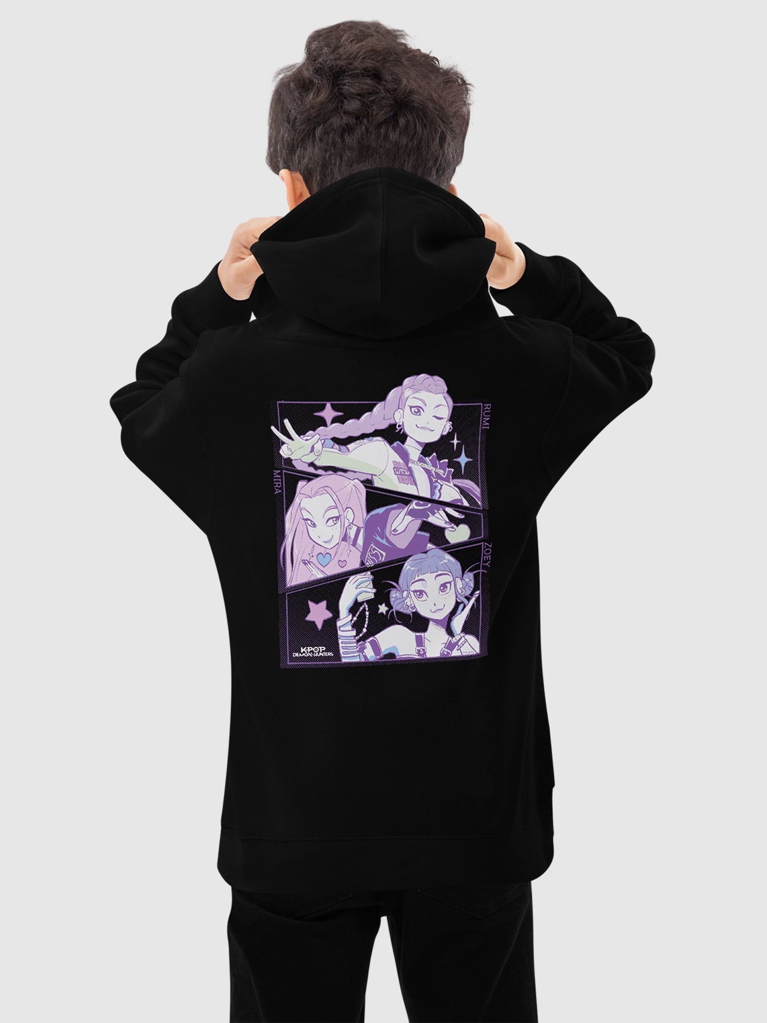 KPop Demon Hunters HUNTR/X Kids Hoodie T-Shirts, Sweatshirt | CiraTrend.com (Image 4)