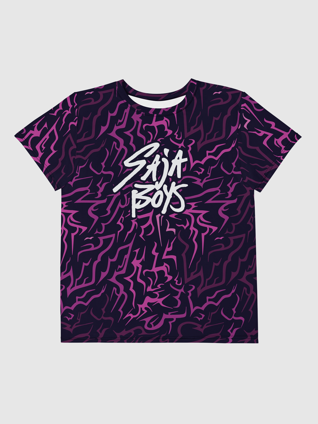 KPop Demon Hunters Saja Boys Demon Patterns Kids T-shirt Hoodie, Sweatshirt | CiraTrend.com (Image 1)