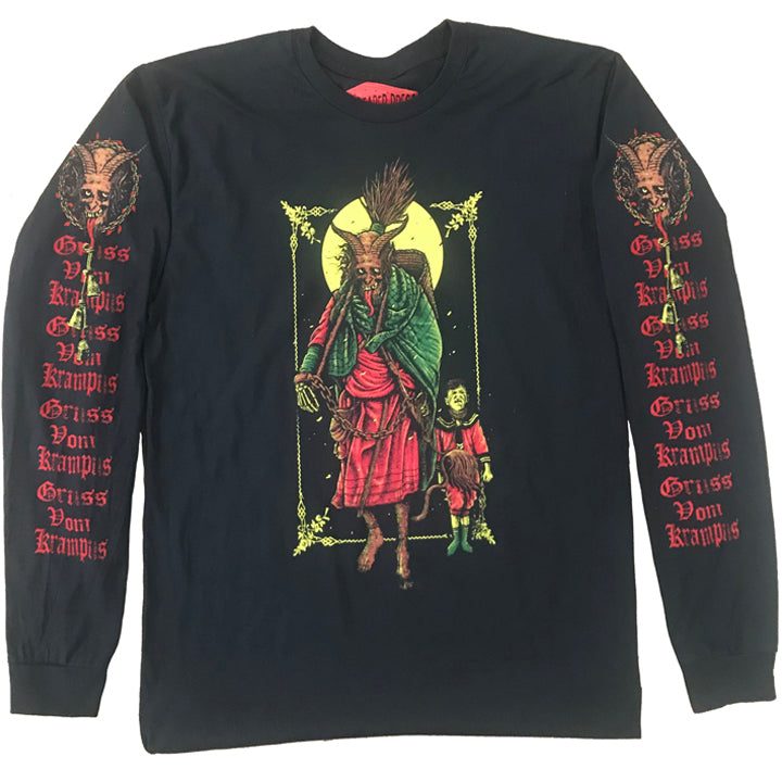 KRAMPUS LONG SLEEVE SHIRT Hoodie, Sweatshirt | CiraTrend.com