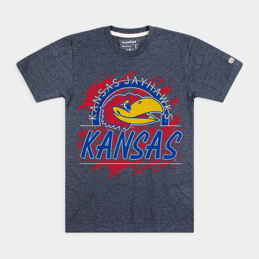 1990's Retro Kansas Jayhawks Tee Style001