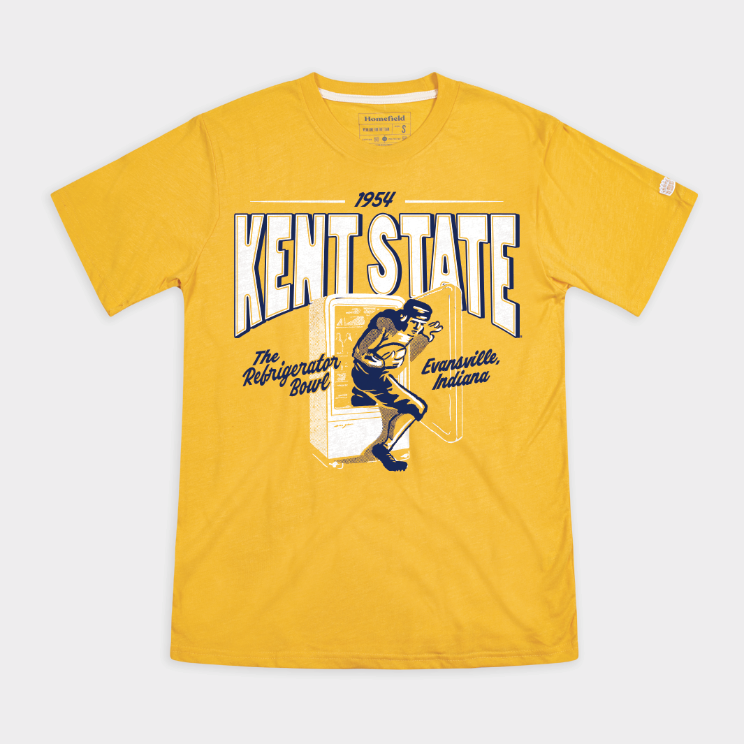 Vintage Kent State 1954 Refrigerator Bowl Tee Style001
