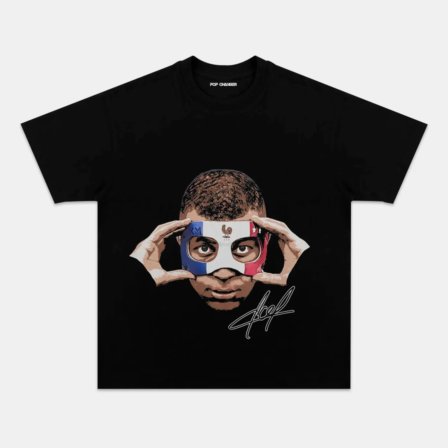 KYLIAN MBAPPÃƒâ€° BIG FACE TEE 1.0 Hoodie, Sweatshirt | CiraTrend.com (Image 1)