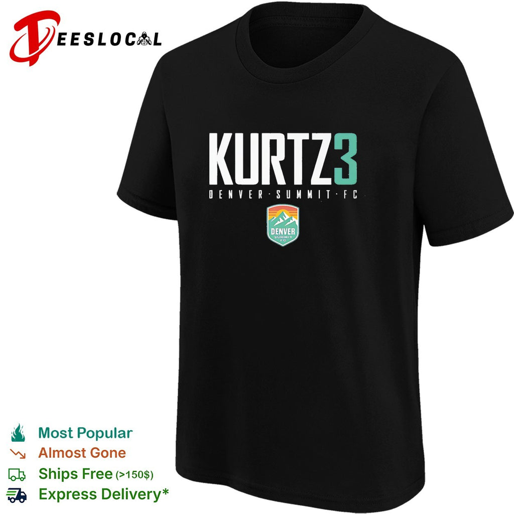 Kaleigh Kurtz 3 Denver Summit FC professional women’s soccer team shirt