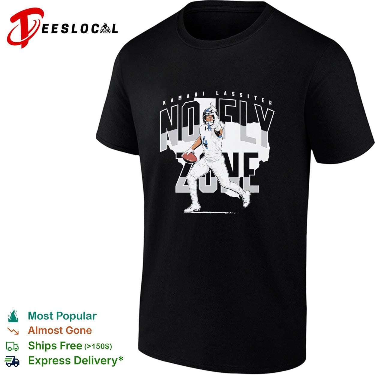 Kamari Lassiter no fly zone football shirt