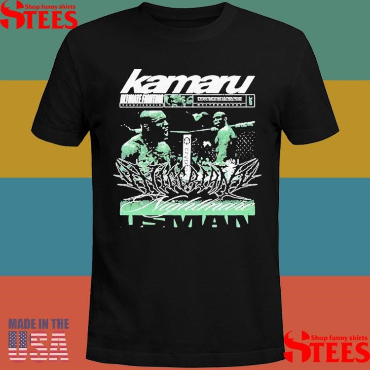 Kamaru Usman Ultimate Fighting Nightmare Ufc Staredown T-shirt