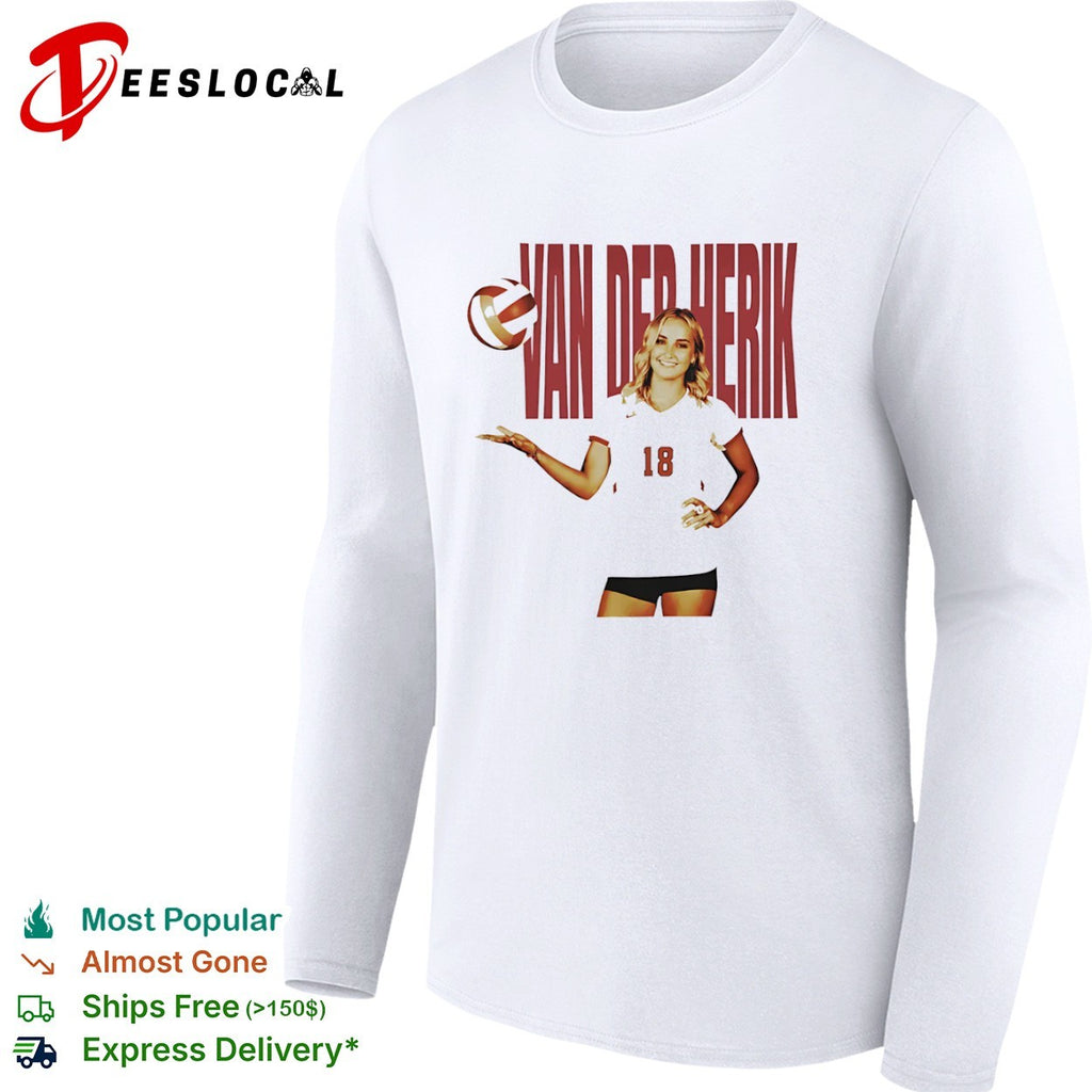 Kamilla Van Der Herik 18 Utah Utes Volleyball Player shirt