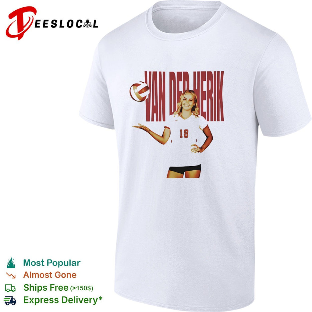Kamilla Van Der Herik 18 Utah Utes Volleyball Player shirt