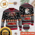 Kansas City Chiefs Mascot Player Black Christmas Sweater