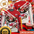 Kansas City Chiefs One Nation Under God Custom Name Red Gift For Fan Ugly Christmas Sweater