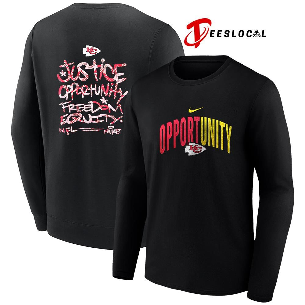 Kansas City Chiefs justice opportunity freedom equity shirt