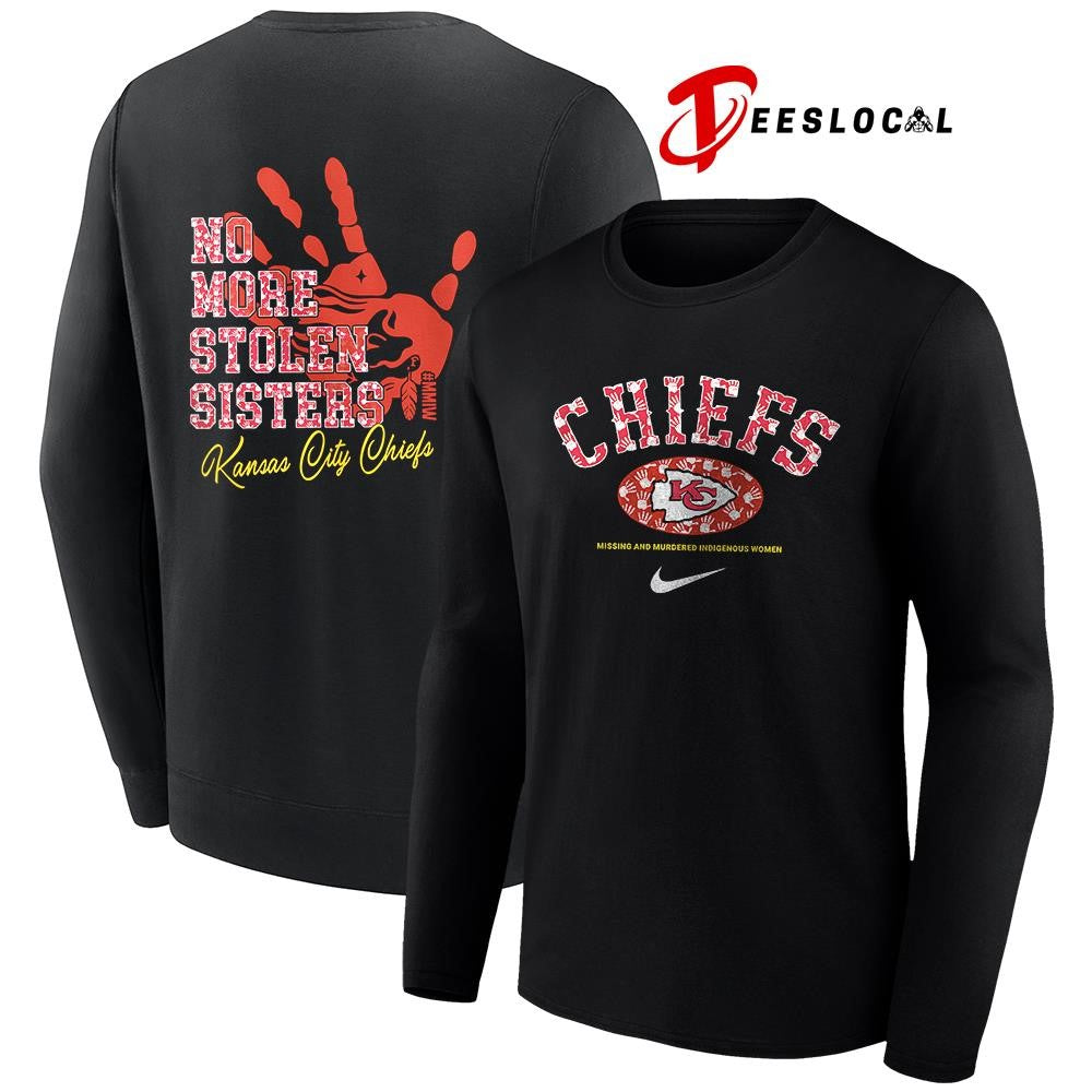 Kansas City Chiefs missing and murdered indigenous women no more stolen sisters shirt