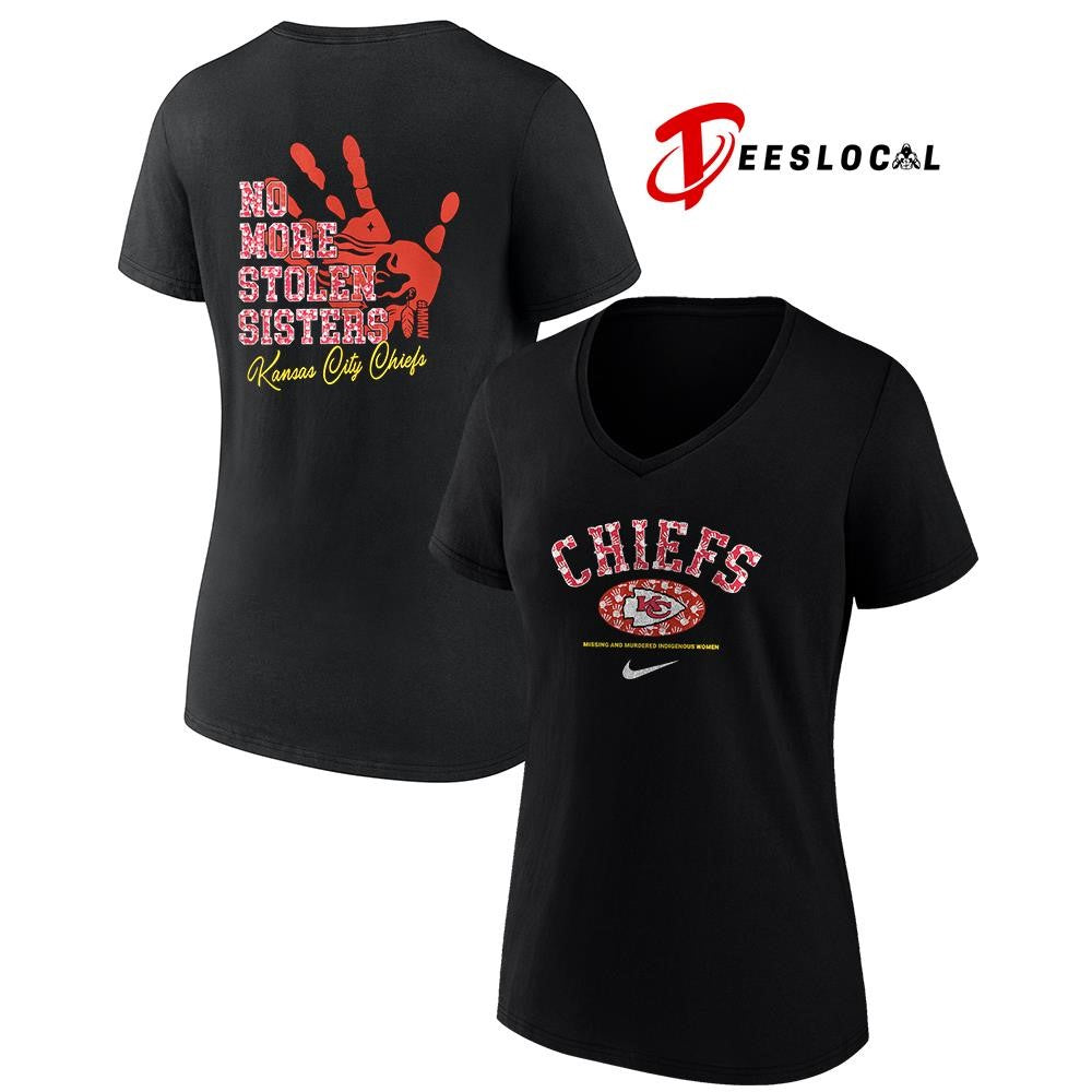 Kansas City Chiefs missing and murdered indigenous women no more stolen sisters shirt