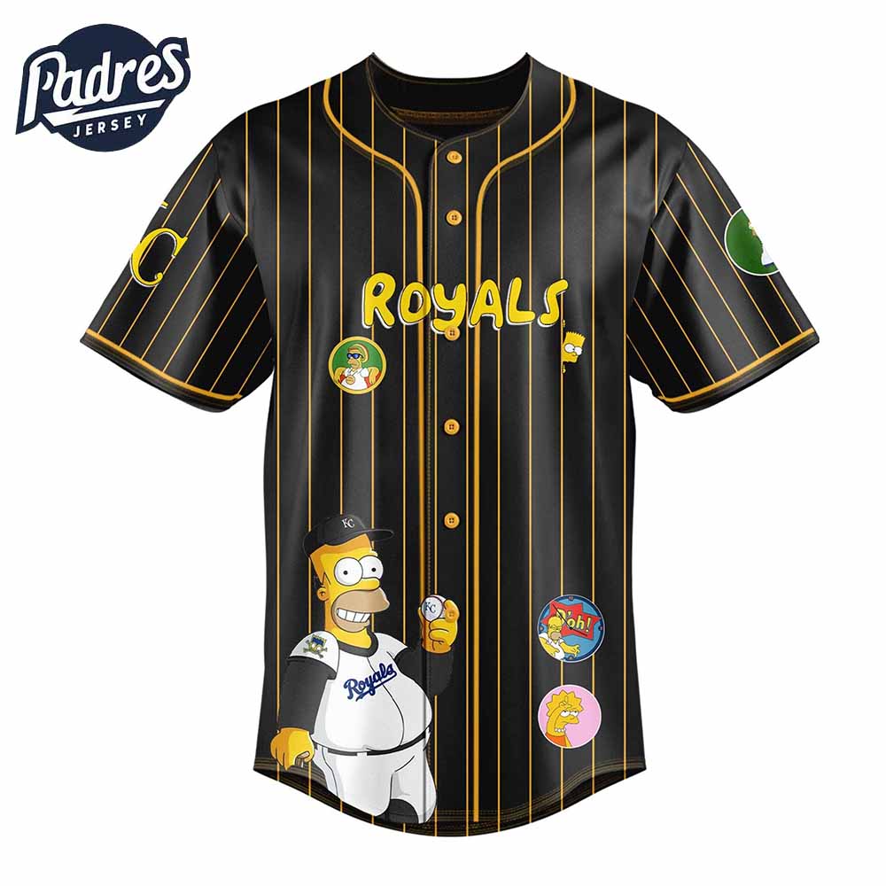 Kansas City Royals MLB x The Simpsons Baseball Jersey Style - Padres Jersey Oasis: Elevate Your Baseball Style Game