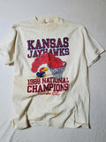 Kansas Jayhawks t-shirt 1988 national champions Vintage Unisex T-shirt Sweatshirt Hoodie VINTAGE , Cotton Top | CiraTrend.com