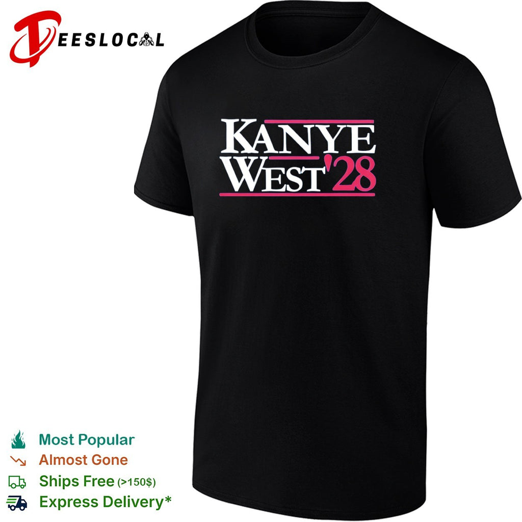 Kanye West 2028 Presidential Campaign Shirt