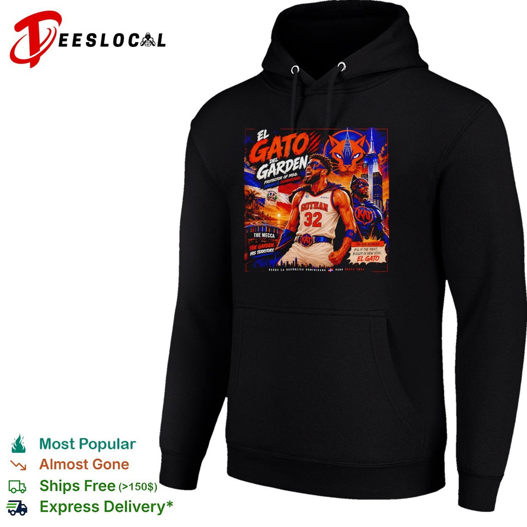 Karl-Anthony Towns El Gato del Garden Protector of MSG shirt