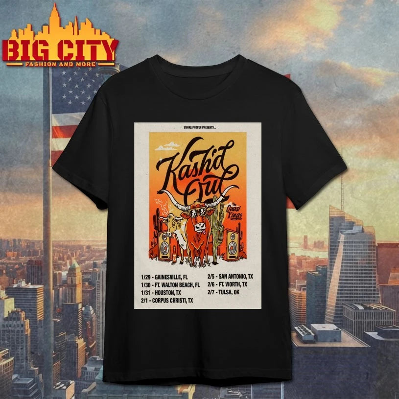 Kash’d Out And The Quasi Kings Tour 2026 Winter Poster shirt
