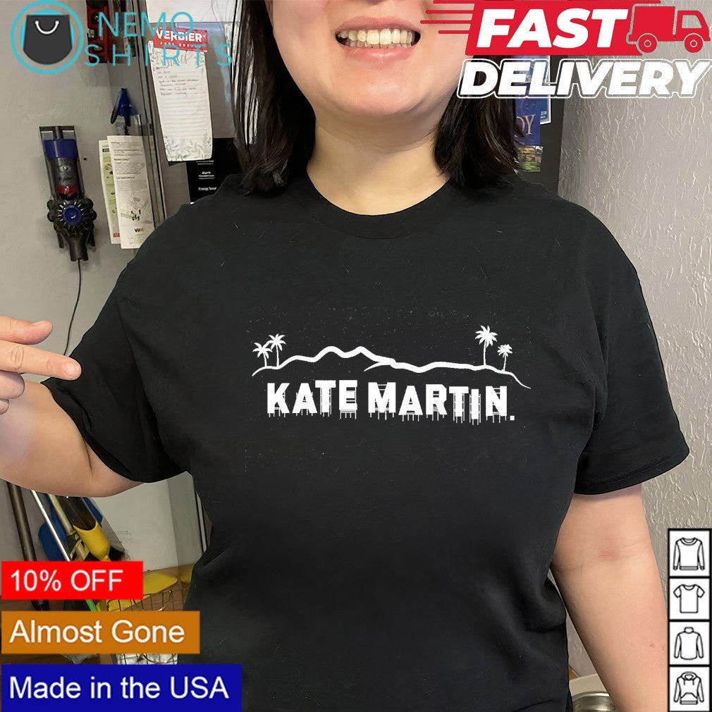 Kate Martin Hollywood sign Los Angeles Sparks shirt