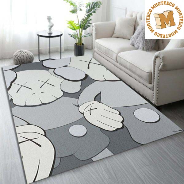 Kaws Holiday Grey Rug Carpet Home Decor