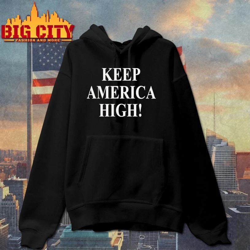 Keep America High Bold Patriotic Cannabis shirt