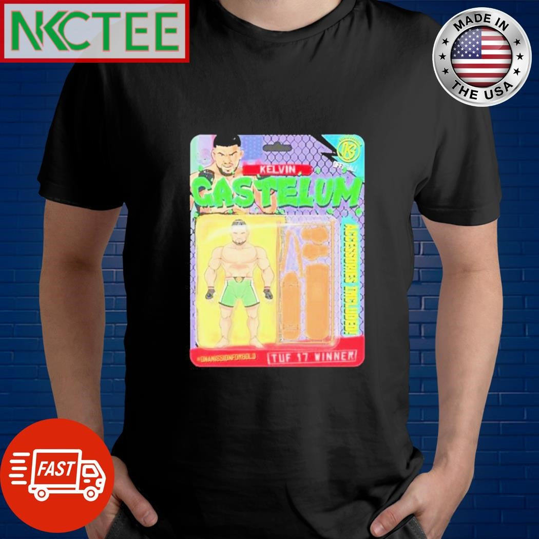 Kelvin Gastelum tuf 17 winner cartoon shirt