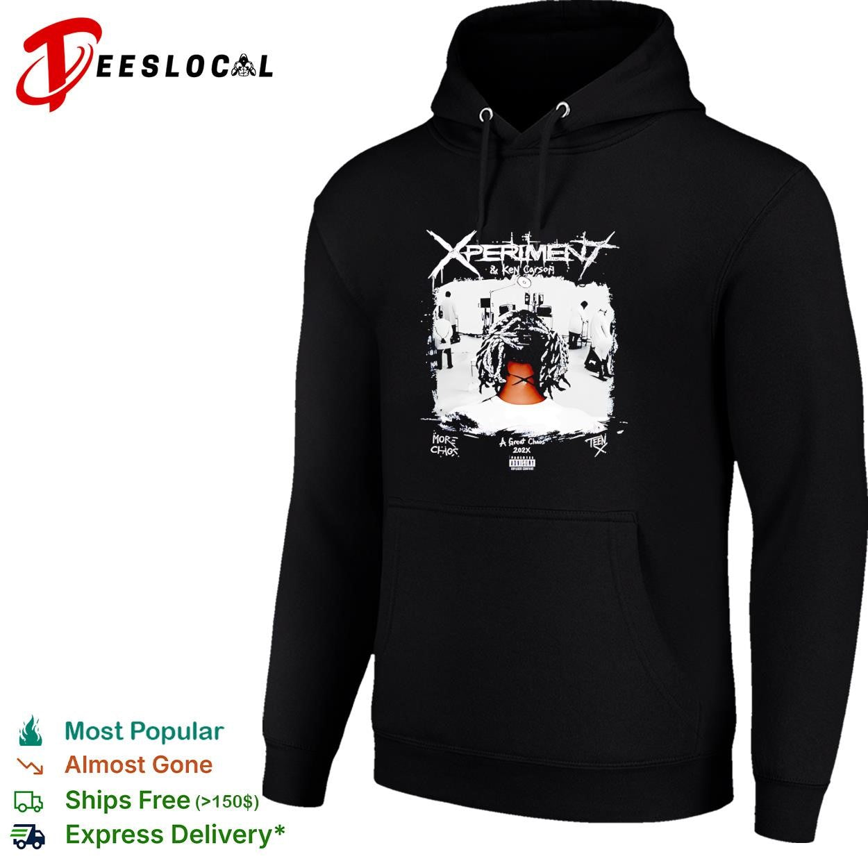 Ken Carson with Xperiment A Great Chaos retro shirt