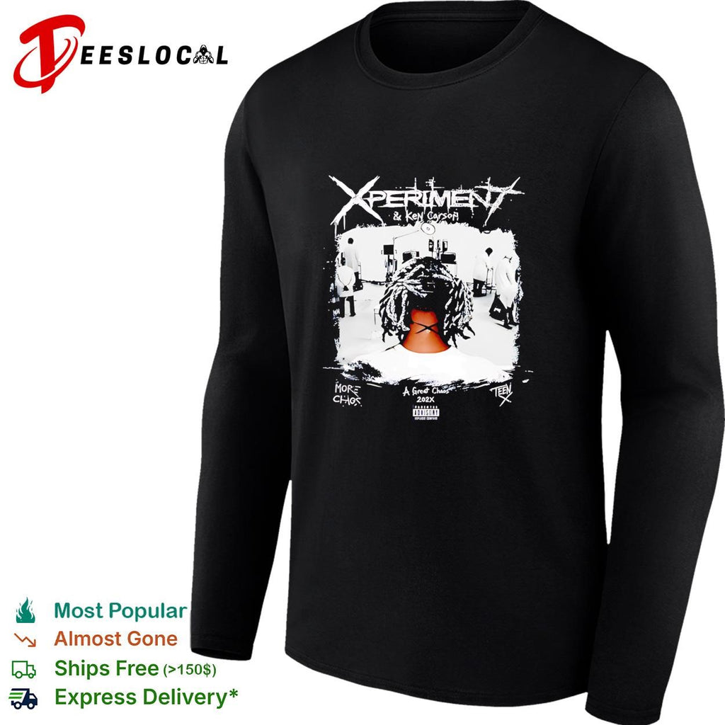 Ken Carson with Xperiment A Great Chaos retro shirt