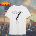 Kesha Cannibal knife and hand shirt
