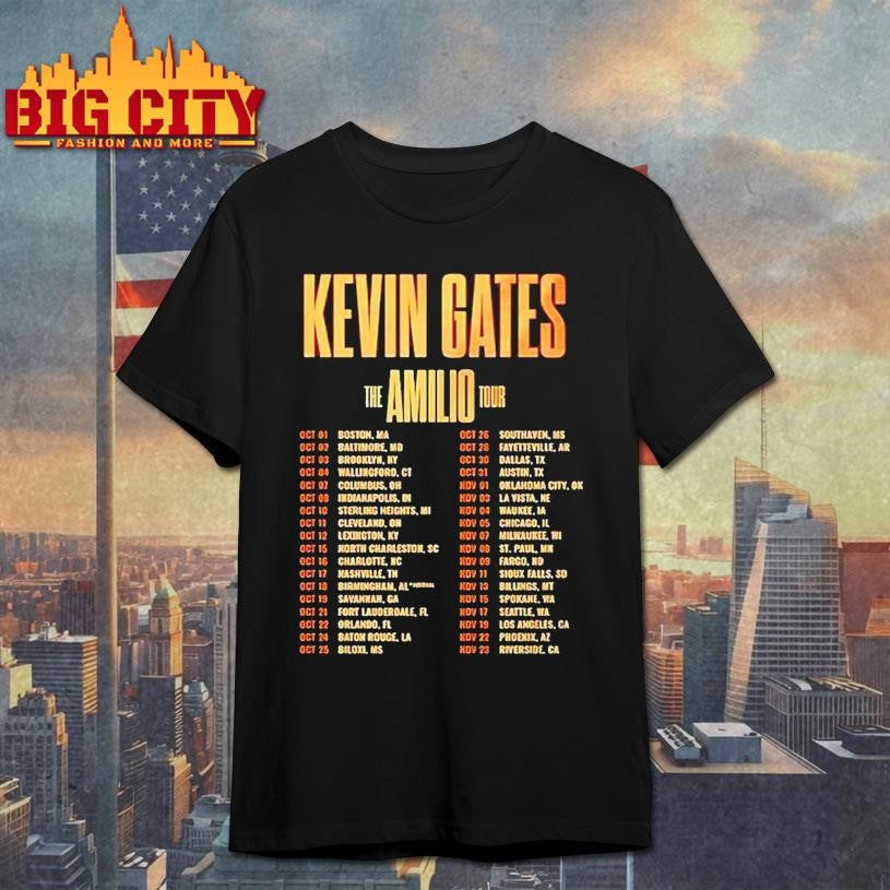 Kevin Gates The Amilio Tour 2025 Shirt