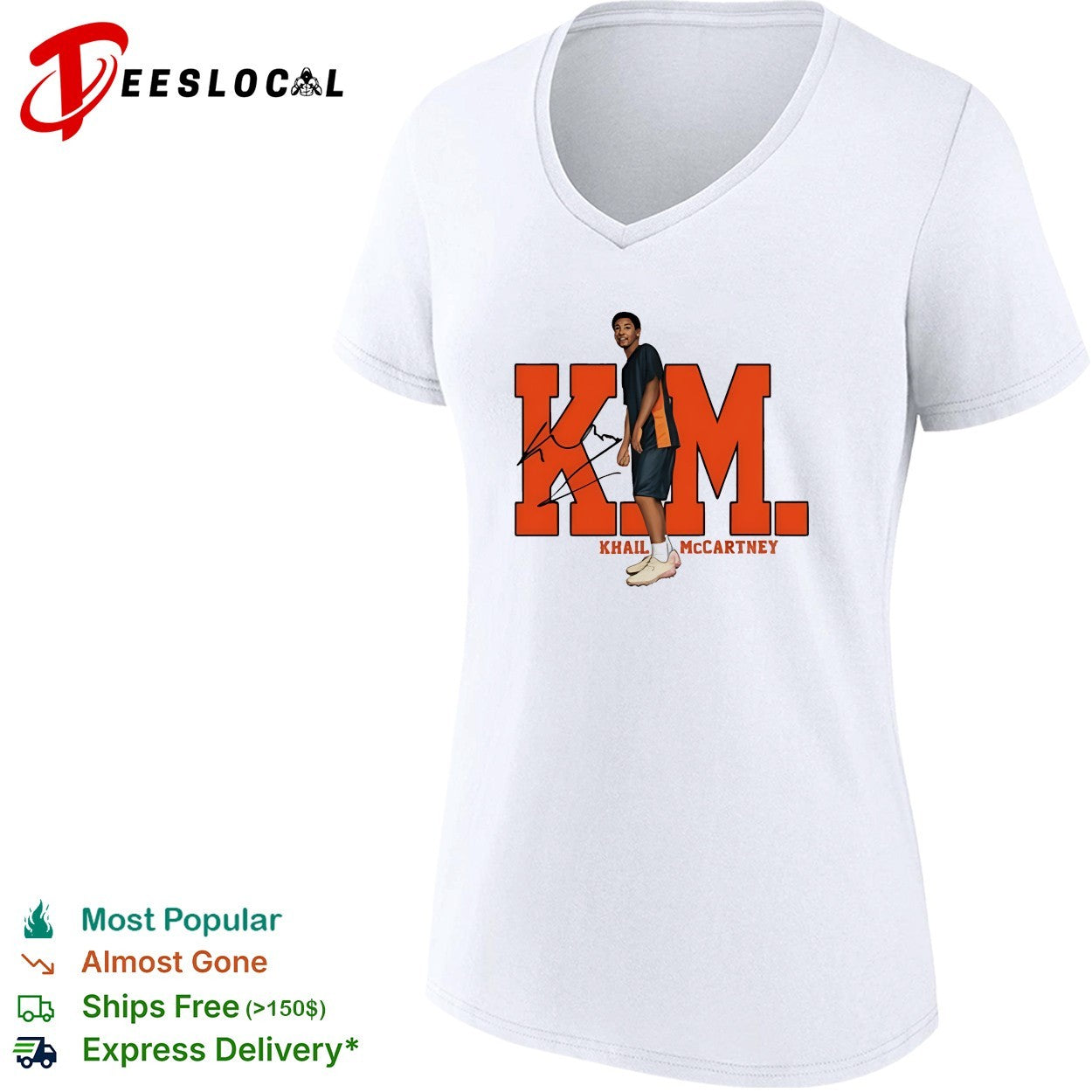 Khail McCartney walking basketball player shirt
