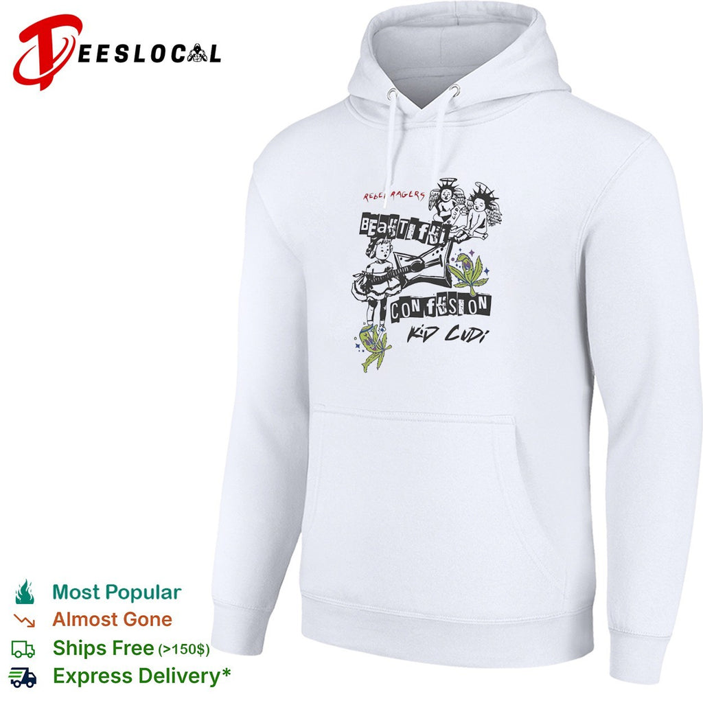 Kid Cudi Rebel Ragers tour beautiful confusion shirt