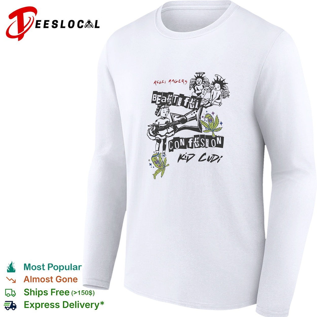 Kid Cudi Rebel Ragers tour beautiful confusion shirt