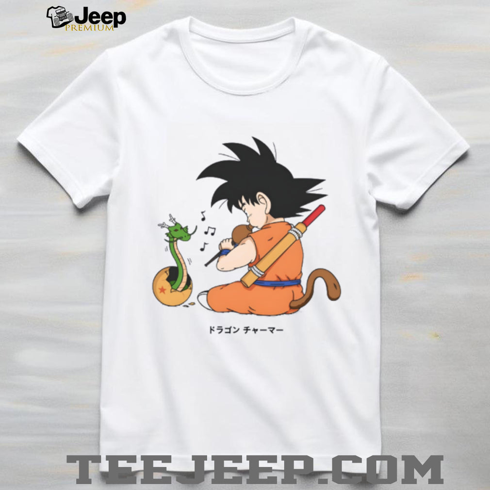 Kid Goku Dragon Charmer Flute & Shenron Baby T Shirt