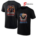 Kid Rock God bless America one nation under God 250 years of blessings graphic shirt