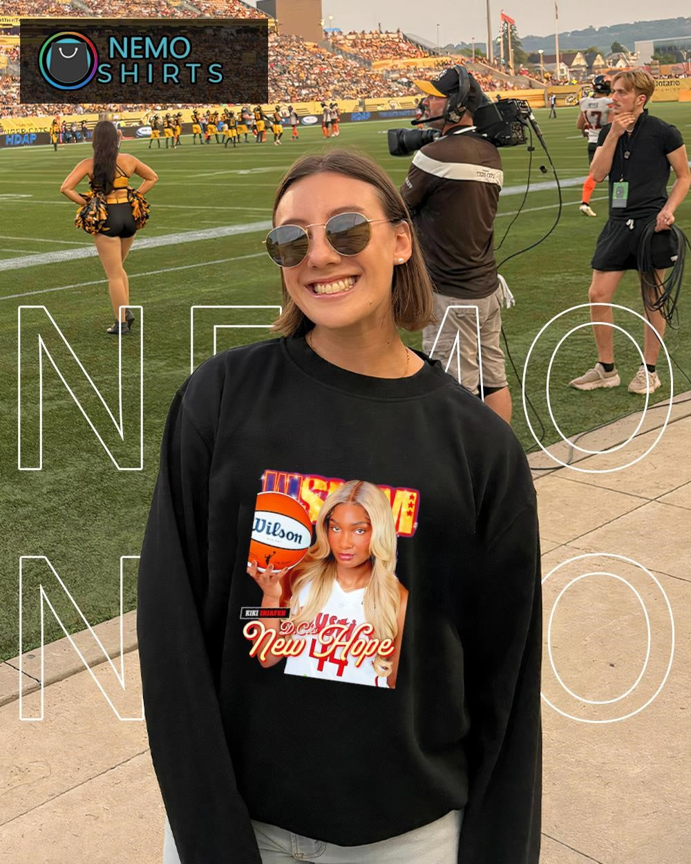 Kiki Iriafen Washington Mystics player D.C.’s New Hope shirt