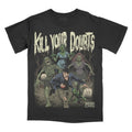 Kill Your Doubts Comfort Colors Zombie Graphic Tee Unisex T-shirt Gothic Alternative Fashion Streetwear Motivational Gym...
