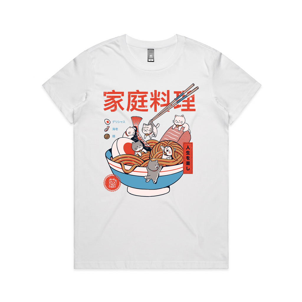 Mini Kitty Ramen Tee Hoodie, Sweatshirt | CiraTrend.com (Image 3)