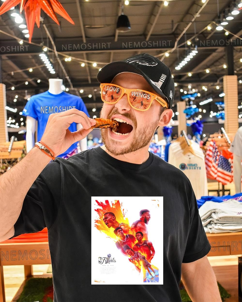 Knicks vs Spurs NBA finals poster shirt