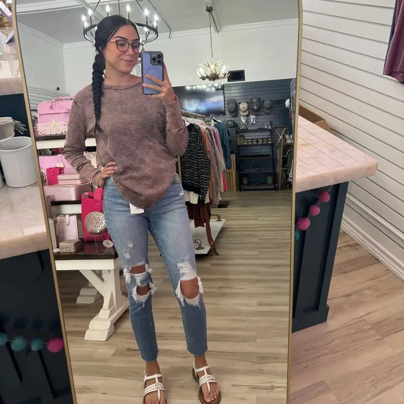 Knitted Long Sleeve In Mahogany T-Shirts, Hoodie, Sweatshirt | CiraTrend.com