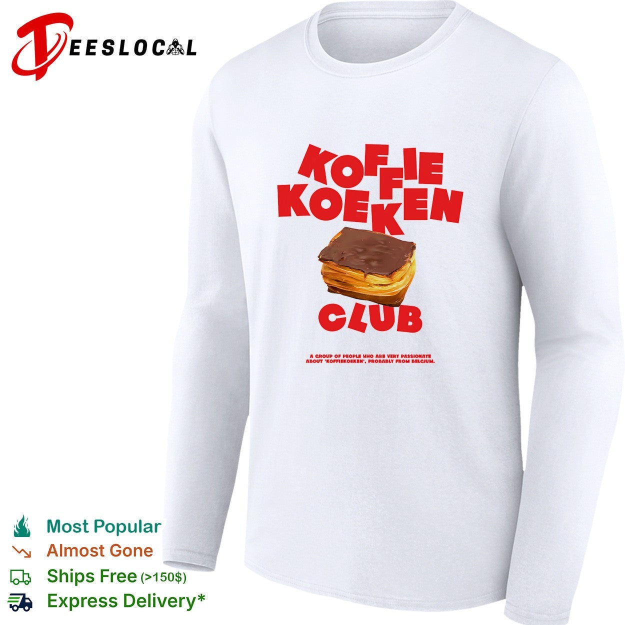 Koffiekoeken Club Belgium pastry shirt