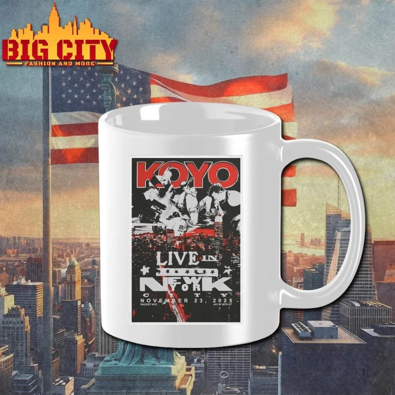 Koyo lihc Show Racket NYC Nov 23 2025 Poster shirt