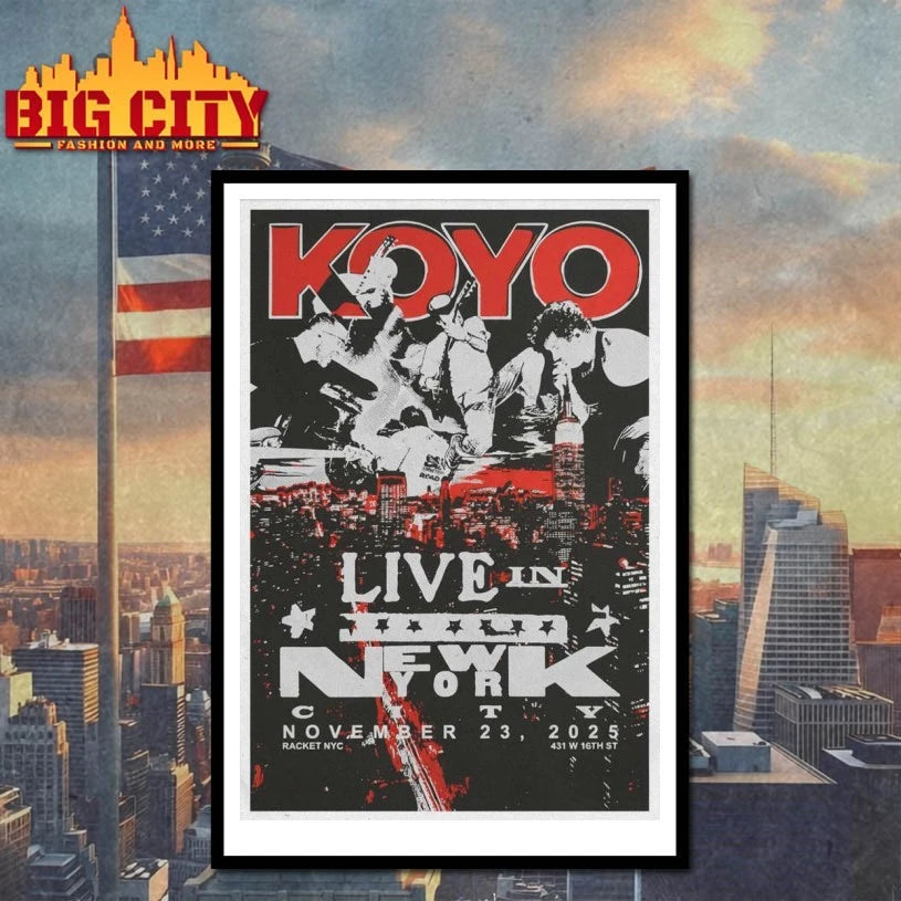 Koyo lihc Show Racket NYC Nov 23 2025 Poster shirt