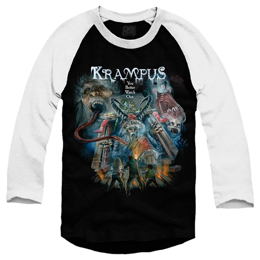 KRAMPUS: TO ALL A GOOD NIGHT - BASEBALL SHIRT Hoodie, Sweatshirt | CiraTrend.com (Image 1)