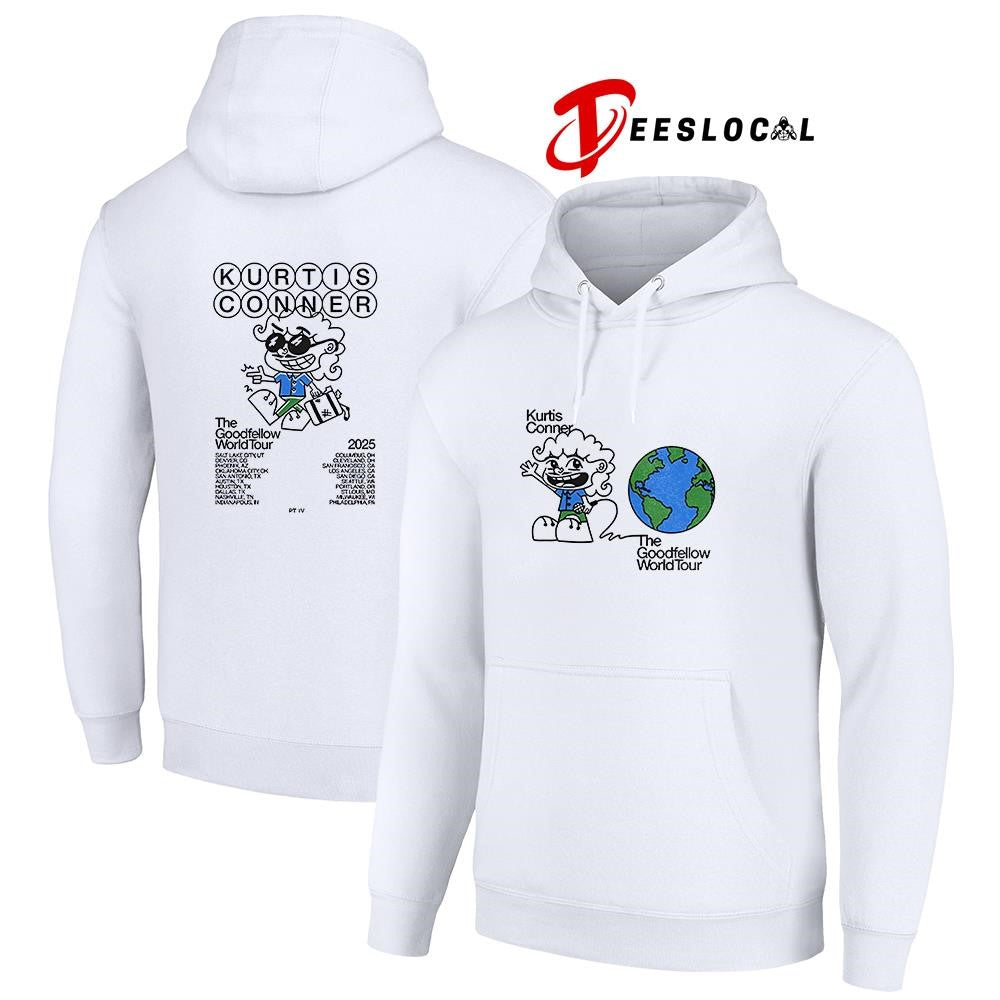 Kurtis Conner The Goodfellow world tour cities art shirt
