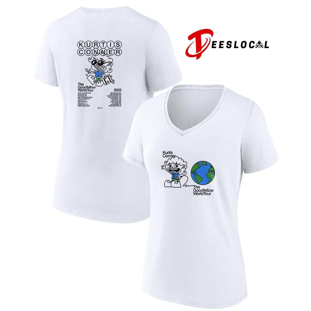 Kurtis Conner The Goodfellow world tour cities art shirt
