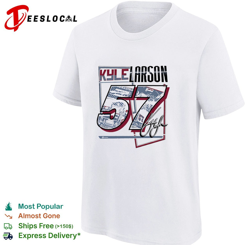 Kyle Larson sprint car 57 signature racing shirt