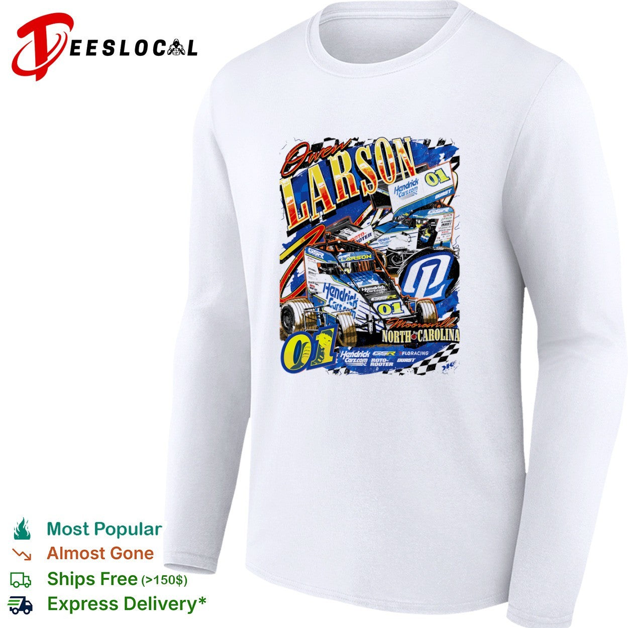 Kyle Larson sprint car racing Mooresville North Carolina shirt