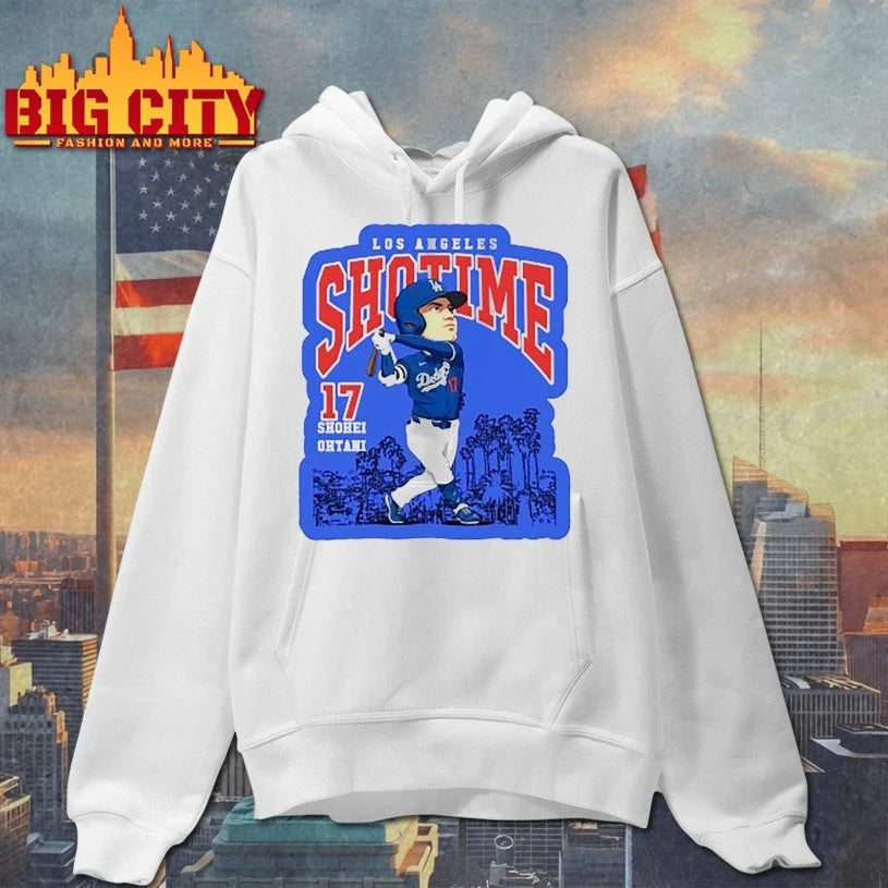 LA Shohei Ohtani 17 cartoon shirt