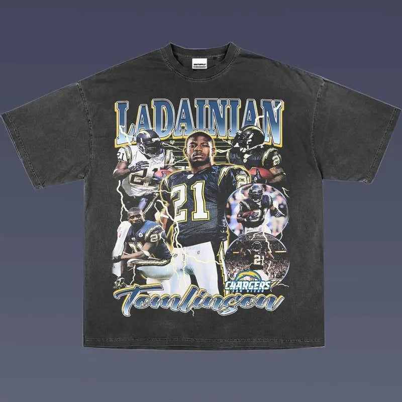 LADAINIAN TOMLINSON 1.0 VINTAGE TEE | AMERICAN FOOTBALL | GIFT FOR FAN Hoodie, Sweatshirt | CiraTrend.com