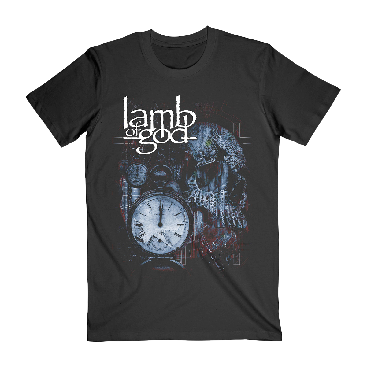 Lamb of God "Circuitry Skull Recolour" Shirt Hoodie, Sweatshirt | CiraTrend.com